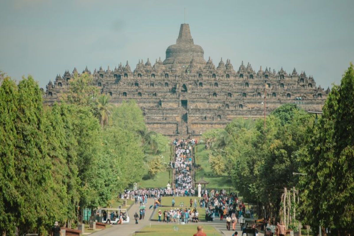 Candi Borobudur di Kabupaten Magelang, JawaTengah. (foto:gemapos/ant)
